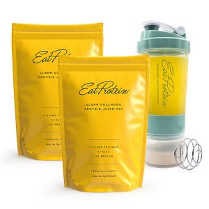 Clear Collagen Protein Juice 1 Month Bundle + Free Shaker